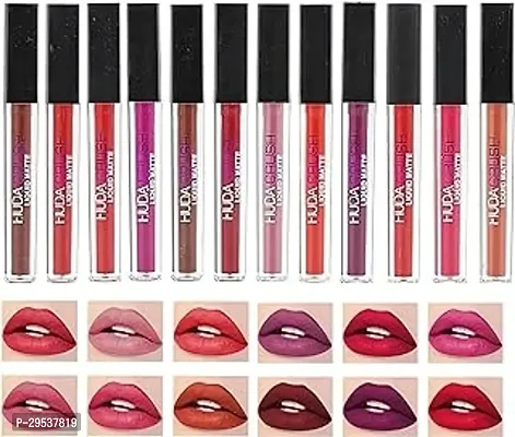 Happinessinside Professional Lipstick Combo Pack, Blushed Nude Edition Liquid Mini Lipsticks Matte Finish