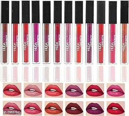 Happinessinside Professional Lipstick Combo Pack, Blushed Nude Edition Liquid Mini Lipsticks Matte Finish-thumb0