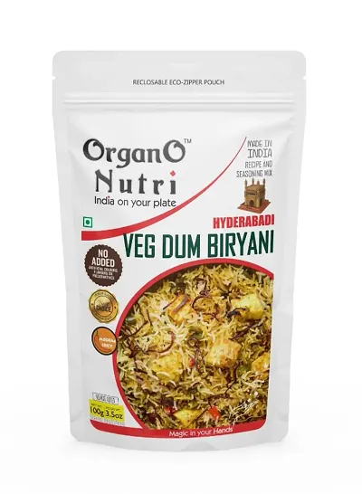 Hyderabadi Veg Dum Biryani  Masala, 100g | Ready to Use Complete Spice Mix in Eco Zipper Pouch