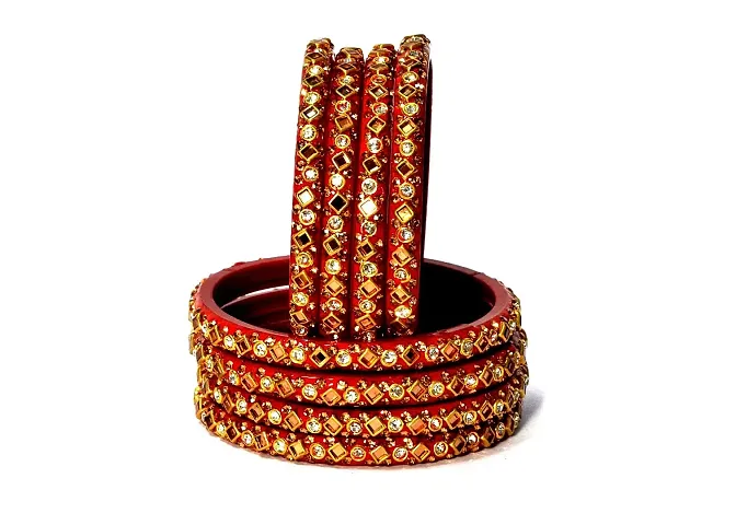 Ravika Creation Glass Bangle Pack Of (2.6)