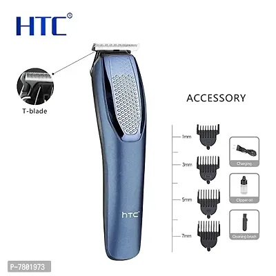 H T C AT-1210 Rechargeable Barber  Saloon Choice Hair Beard Moustache Trimmer for Men Hair Clipper Shaver Cordless Trimmer Hair Cutting Machine Shaver Runtime: 45 min Trimmer for Men  Women Trimmer-thumb3