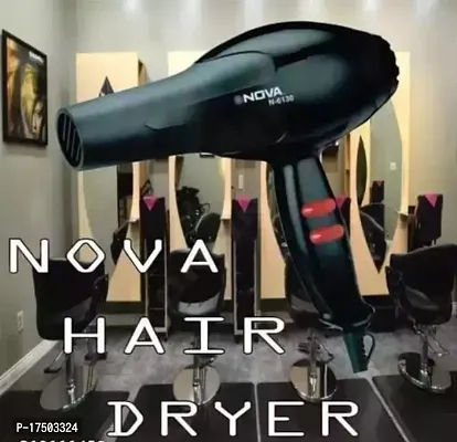Professional Salon Style Hair Dryer for Men and Women 2 Speed 3 Heat Settings Cool Button with AC Motor, Concentrator Nozzle and Removable Filter (Multicolor, 1800W)