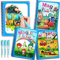 Water Magic Book (Pack of 1) Magic Doodle Pen, Coloring Doodle Drawing Board Games for Kids, Educational Toy for Growing Kids(Assorted Design)-thumb2