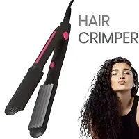 Hair Crimper Curler Styler Machine For Women With Fats Heating  Ceramic Plate-thumb2