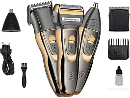 3 in 1 Perfect Shaver, Hair Clipper and Nose Rechargeable Trimmer Trimmer 45 min Runtime 1 Length Settings  (Multicolor)-thumb2
