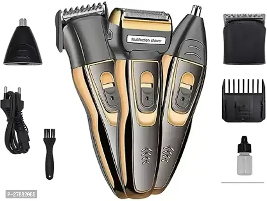 3 in 1 Perfect Shaver, Hair Clipper and Nose Rechargeable Trimmer Trimmer 45 min Runtime 1 Length Settings  (Multicolor)-thumb3