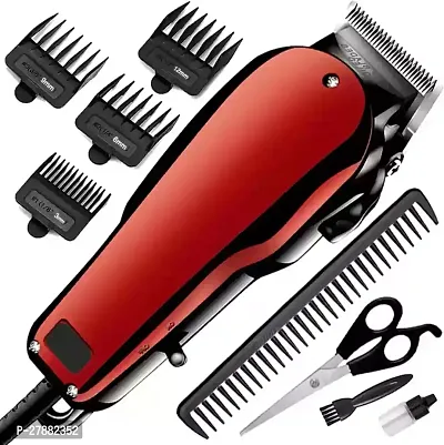 Corded Waterproof Professional Beard Mustache Trimmer High Power Hair Clipper AG Fully Waterproof Grooming Kit 0 min Runtime 4 Length Settings  (Multicolor)-thumb0