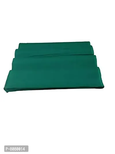 Maurya Women's Plain/Solid 100% Pure cotton Cambric Unstitched Fabric | for Making Kurti, Palazzo, Salwar, Gown, Garment etc. | Premium Dress Material- Green(3 Meter)-thumb2