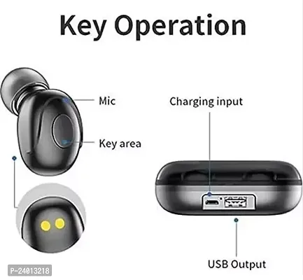 Premium Quality Wireless Earbuds,Black-thumb0