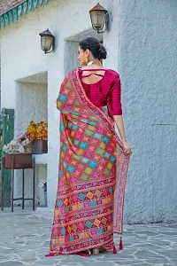 Classic Cotton Silk Printed Saree with Blouse piece-thumb3