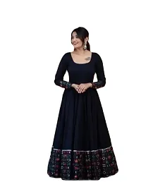 Bollywood Crepe Gowns-thumb1