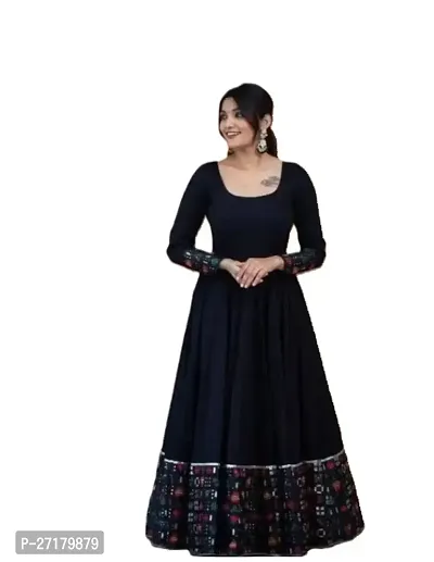 Bollywood Crepe Gowns-thumb2