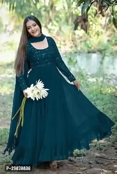 New Fancy Embellised Gown type kurti for women