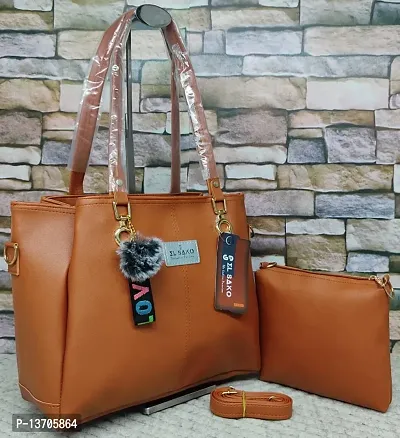 Fancy PU Handbags With Sling Bag for Women