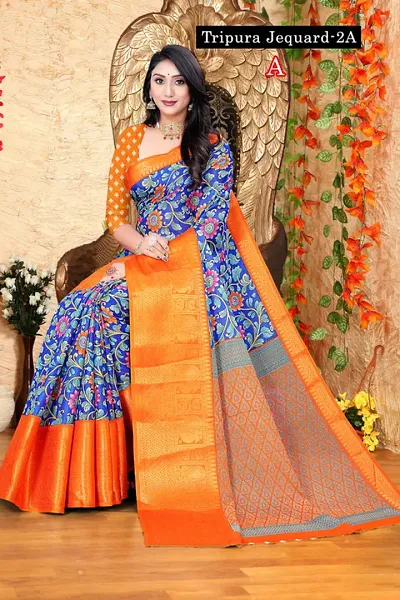 Must Have Cotton Silk Saree with Blouse piece 