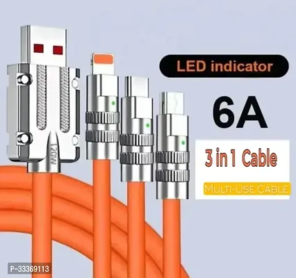 3 in 1 Fast Charging Data cable for all devices