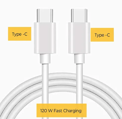 120 W Type C to Type C Fast charging data cable