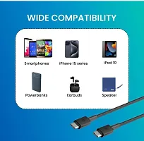 Black  Type C to Type C Fast Charging Data cable-thumb2