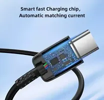 Black  Type C to Type C Fast Charging Data cable-thumb3