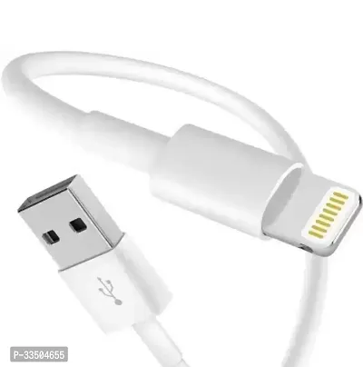 USB to Lightning white data cable Fast Charging-thumb0