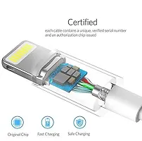 USB to Lightning white data cable Fast Charging-thumb3