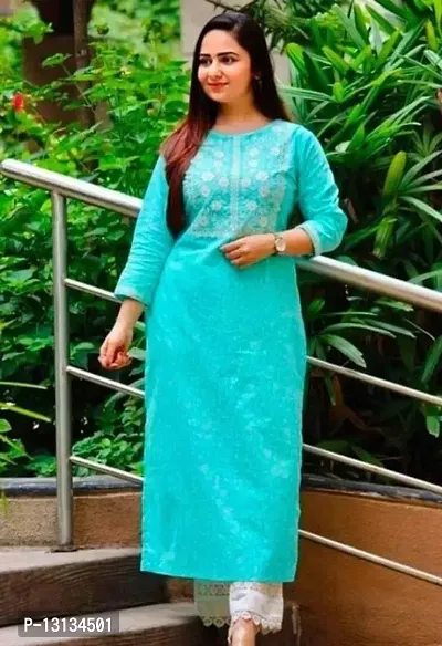 Stylish Fancy Rayon Kurta For Women-thumb0