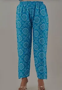 Stunning Rayon Printed Kurta with Pant And Dupatta Set For Women-thumb4