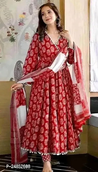 Stylish Rayon Kurta, Bottom and Dupatta Set for Women-thumb2