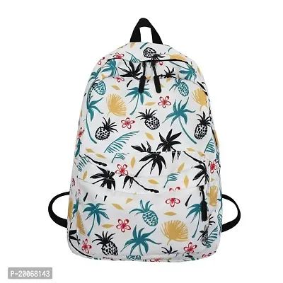 Nishi- Waterproof Casual Backpack, Girls  Women Stylish Trendy College, School  College Bag (Pine Apple)