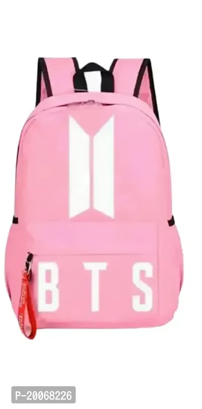 Nishi? Waterproof Backpack, Girls  Women Stylish Trendy College, School  College Bags (PINK BTS)-thumb0