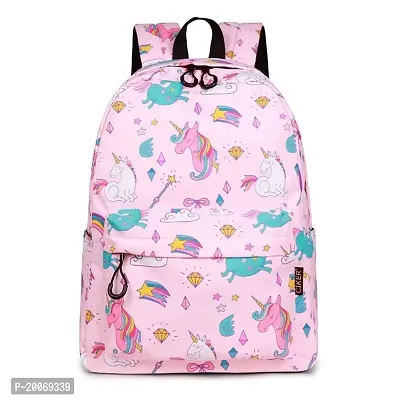 Nishi? Waterproof Backpack, Girls  Women Stylish Trendy College, School  College Bags(Pink Unicorn)-thumb0