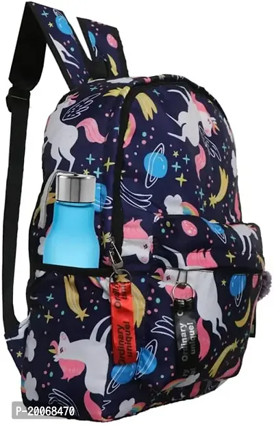 Nishi? Waterproof Backpack, Girls  Women Stylish Trendy College, School  College Bag (Blue unicorn)