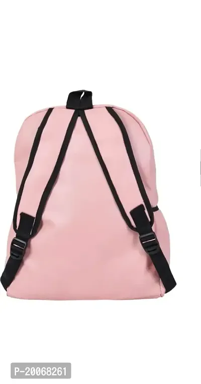 Nishi? Waterproof Backpack, Girls  Women Stylish Trendy College, School  College Bag (black) (PINK)-thumb4