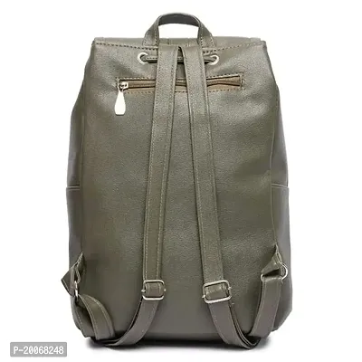 Nishi? Waterproof Backpack, Girls  Women Stylish Trendy College, School  College Bag (OLIVE)-thumb2
