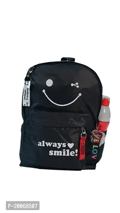 Nishi? Waterproof Backpack, Girls  Women Stylish Trendy College, School  College Bag(Always smile)-thumb2