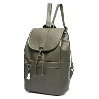 Nishi? Waterproof Backpack, Girls  Women Stylish Trendy College, School  College Bags (OLIVE)-thumb2