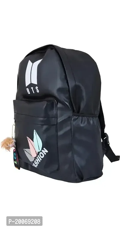 Nishi? Medium Kids Backpack Waterproof Backpack, Girls  Women Stylish Trendy College, School  College Bag (BLACK)-thumb4