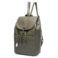 Nishi? Waterproof Backpack, Girls  Women Stylish Trendy College, School  College Bag (OLIVE)-thumb2