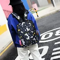 Nishi? Waterproof Backpack, Girls  Women Stylish Trendy College, School  College Bags (BLACK UNICORN)-thumb1