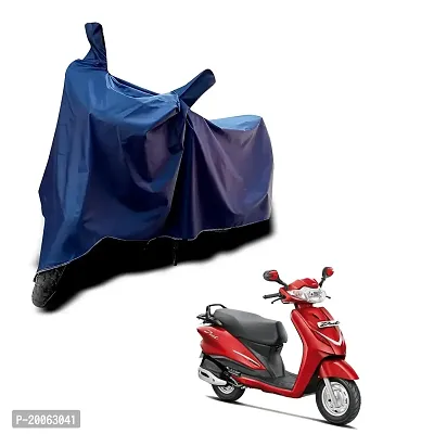 KEDIT - New Hero Duet 125cc Waterproof - UV Protection  Dust Proof Full Bike - Scooty Two Wheeler Body Cover for Hero Duet(Navy Blue Colour)-thumb0
