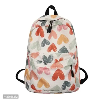 Nishi? Waterproof Kids Backpack, Girls  Women Stylish Trendy College, School  College Bags (MULTI HEART)