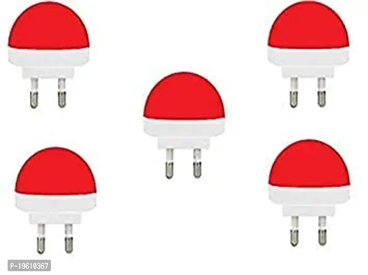 0.5 Watt Ac Pin Led Bulb (Cool Daylight,Pack Of 5) Led Bulb, Bulb For Home,Watt Bulb, Quality Bulb, Led Bulb (Red)-thumb0