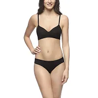 Amante Cotton Lightly Padded Wirefree Everyday T-Shirt Bra-thumb3