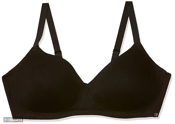 Amante Cotton Lightly Padded Wirefree Everyday T-Shirt Bra-thumb0