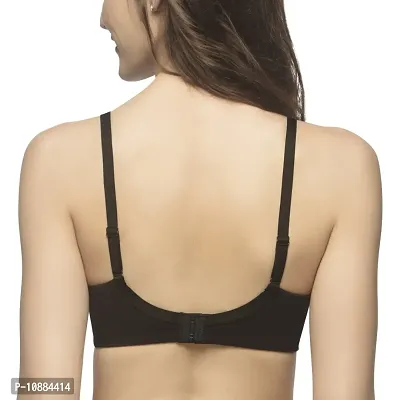 Amante Cotton Lightly Padded Wirefree Everyday T-Shirt Bra-thumb2