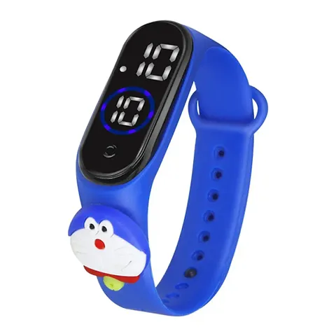 Digital Dial Waterproof Stylish And Fashionable Wrist Smart Watch Led Band For Kids Colorful Cartoon Character For Boys Girls