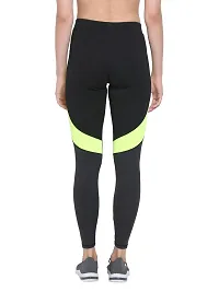 Popster Multi Color Block 4 Way Lycra Skinny Womens Yoga Pants-thumb3