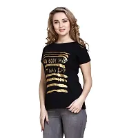 Popster Women's  Girl's Slim Fit T-shirt-thumb2