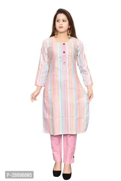 Fancy Designer Khadi Cotton Kurti Pant Set for Women