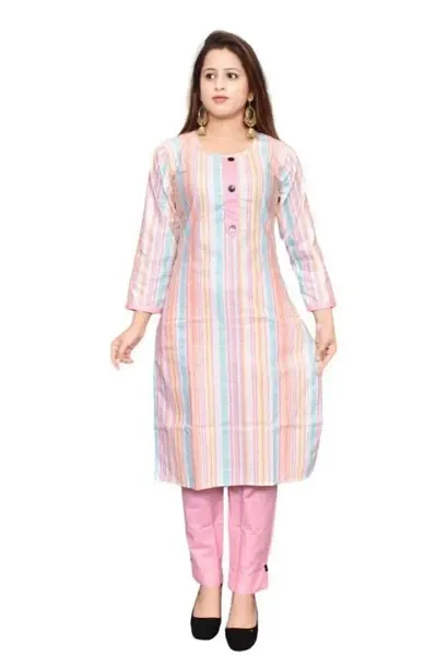 Fancy Designer Khadi Kurti Pant Set for Women